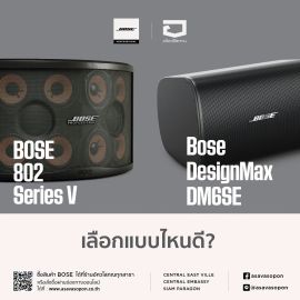Bose Professional 802 Series V กับ DesignMax DM6SE เลือกยังไงดี?