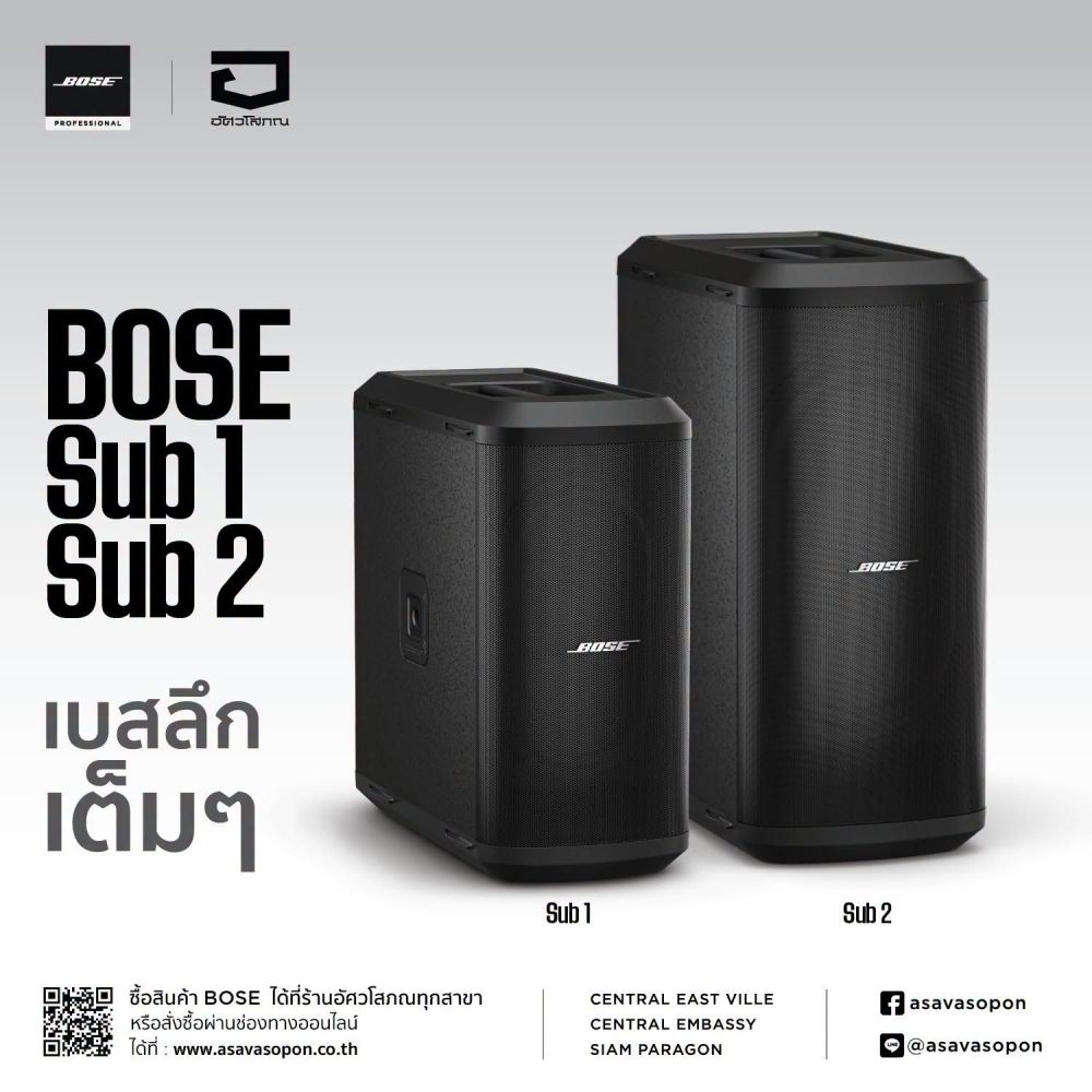 Bose Professional Sub1 & Sub2